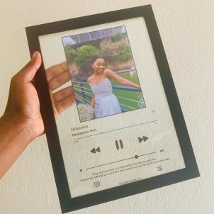 A4 Framed Music Plaque