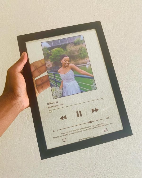 A4 Framed Music Plaque