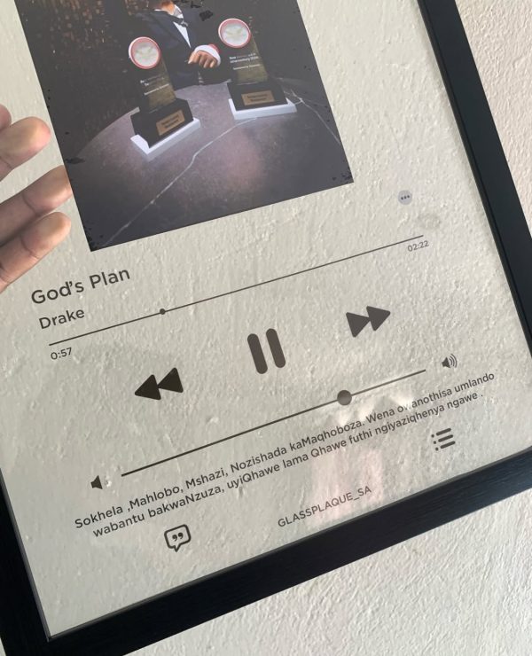 A3 Framed Music Plaque - Image 2