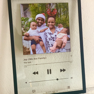 A1 Framed Music Plaque