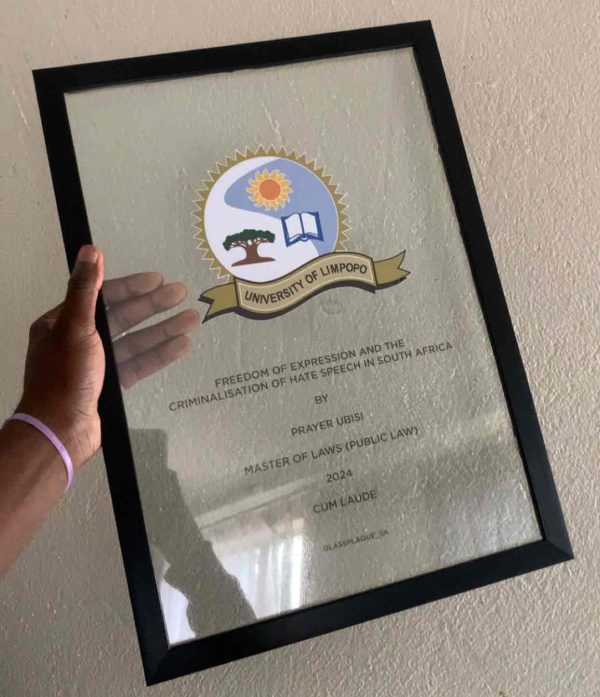 Graduation Plaque